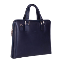 GEANTA ZEVO LAPTOP DAMA BLEUMARIN PIELE NATURALA RIGIDA ADELAIDA