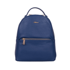 RUCSAC ZEVO DAMA BLUE JEANS PIELE NATURALA MEDIU ADELINA