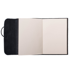 AGENDA PIELE NATURALA NEAGRA MARIME MEDIE ZARIA