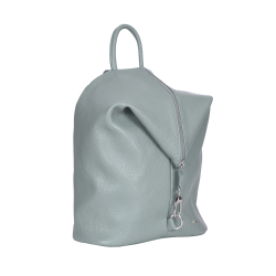 RUCSAC ZEVO DAMA VERDE MENTA PIELE NATURALA AIDA