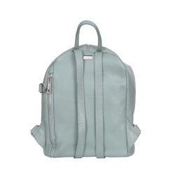 RUCSAC ZEVO DAMA VERDE MENTA PIELE NATURALA AIDA