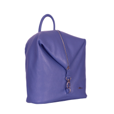 RUCSAC ZEVO DAMA ALBASTRU VIOLET PIELE NATURALA AIDA