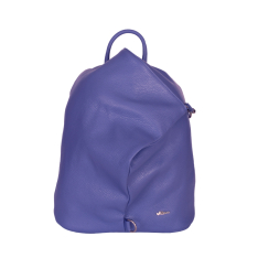 RUCSAC ZEVO DAMA ALBASTRU VIOLET PIELE NATURALA AIDA