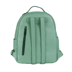 RUCSAC ZEVO DAMA VERDE MENTA PIELE NATURALA ALEGRA
