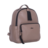 RUCSAC ZEVO DAMA BEJ PIELE NATURALA ALEGRA