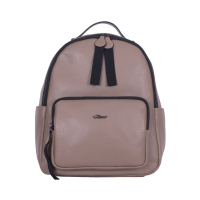 RUCSAC ZEVO DAMA BEJ PIELE NATURALA ALEGRA