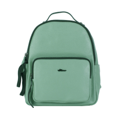 RUCSAC ZEVO DAMA VERDE MENTA PIELE NATURALA ALEGRA