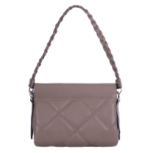 GEANTA ZEVO DAMA BEJ PIELE NATURALA MATLASATA MARIME MICA AMEDEEA