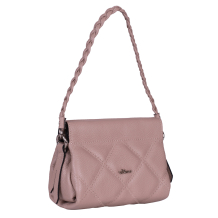 GEANTA ZEVO DAMA ROZ PRAFUIT PIELE NATURALA MATLASATA MARIME MICA AMEDEEA