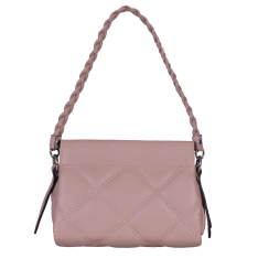 GEANTA ZEVO DAMA ROZ PRAFUIT PIELE NATURALA MATLASATA MARIME MICA AMEDEEA