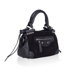  GEANTA ZEVO DAMA NEAGRA PIELE NATURALA MARIME MINI AMELIA