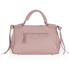  GEANTA ZEVO DAMA ROZ PIELE NATURALA MARIME MEDIE AMELIA