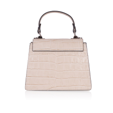 GEANTA ZEVO DAMA NUDE PIELE NATURALA PRINT CROCODIL AMI