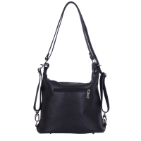 GEANTA ZEVO TIP RUCSAC DAMA NEGRU PIELE NATURALA ANCA