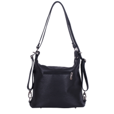GEANTA ZEVO TIP RUCSAC DAMA NEGRU PIELE NATURALA ANCA