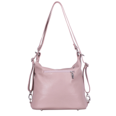 GEANTA ZEVO TIP RUCSAC DAMA ROZ PIELE NATURALA ANCA