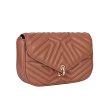  GEANTA ZEVO MINI DAMA CARAMEL PIELE NATURALA PREMIUM MATLASATĂ TEXTURA FINA ANDREEA