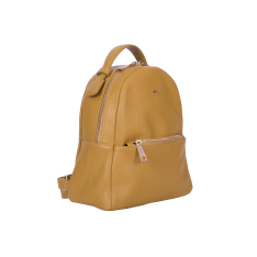 RUCSAC ZEVO DAMA PIELE NATURALA GALBEN MUSTAR MARIME MINI ANEMONA