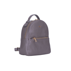 RUCSAC ZEVO DAMA PIELE NATURALA GREJ MARIME MINI ANEMONA