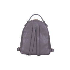 RUCSAC ZEVO DAMA PIELE NATURALA GREJ MARIME MINI ANEMONA
