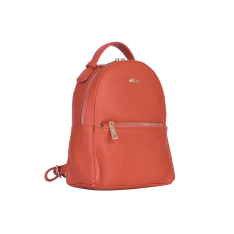 RUCSAC ZEVO DAMA PIELE NATURALA ORANJ MARIME MINI ANEMONA