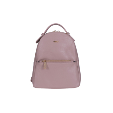 RUCSAC ZEVO DAMA PIELE NATURALA ROZ PRAFUIT MARIME MINI ANEMONA