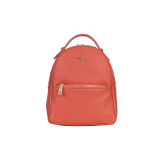 RUCSAC ZEVO DAMA PIELE NATURALA ORANJ MARIME MINI ANEMONA