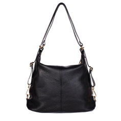 GEANTA ZEVO TIP RUCSAC DAMA NEGRU PIELE NATURALA ANITA