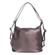 GEANTA ZEVO TIP RUCSAC DAMA BRONZ PIELE NATURALA ANITA