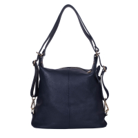 GEANTA ZEVO TIP RUCSAC DAMA BLEUMARIN PIELE NATURALA ANITA