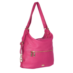 GEANTA ZEVO TIP RUCSAC DAMA FUCSIA PIELE NATURALA ANITA