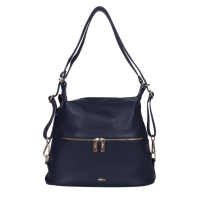 GEANTA ZEVO TIP RUCSAC DAMA BLEUMARIN PIELE NATURALA ANITA