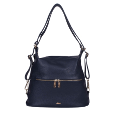 GEANTA ZEVO TIP RUCSAC DAMA BLEUMARIN PIELE NATURALA ANITA