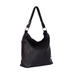 GEANTA ZEVO DAMA NEAGRA PIELE NATURALA ARA