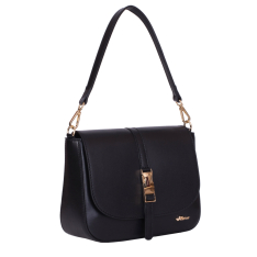  GEANTA ZEVO DAMA NEAGRA PIELE NATURALA TIP POSTAS ARINA