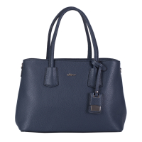 GEANTA ZEVO DAMA OFFICE BLEUMARIN PIELE NATURALA TEXTURATA AYANA