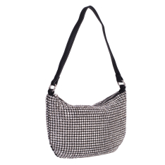 CLUTCH ZEVO DAMA OCAZIE ARGINTIU DESCHIS BEATRICE