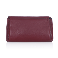 GEANTA ZEVO DAMA ROSU VISINIU PIELE NATURALA DIMENSIUNE MARE BIANCA