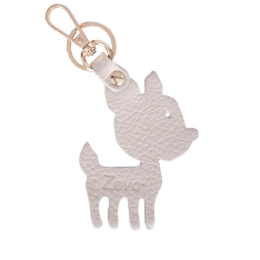  ACCESORIU ZEVO CHARM CAPRIOARA GEANTA PIELE NATURALA NUDE