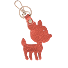  ACCESORIU ZEVO CHARM CAPRIOARA GEANTA PIELE NATURALA ORANJ