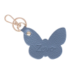  ACCESORIU ZEVO CHARM FLUTURE GEANTA PIELE NATURALA ALBASTRU