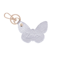  ACCESORIU ZEVO CHARM FLUTURE GEANTA PIELE NATURALA ARGINTIU DESCHIS 