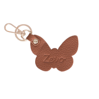  ACCESORIU ZEVO CHARM FLUTURE GEANTA PIELE NATURALA CARAMEL