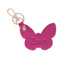  ACCESORIU ZEVO CHARM FLUTURE GEANTA PIELE NATURALA FUCSIA