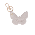  ACCESORIU ZEVO CHARM FLUTURE GEANTA PIELE NATURALA GREJ DESCHIS