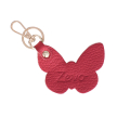  ACCESORIU ZEVO CHARM FLUTURE GEANTA PIELE NATURALA ROSU