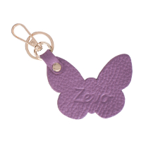  ACCESORIU ZEVO CHARM FLUTURE GEANTA PIELE NATURALA ROZ LILA