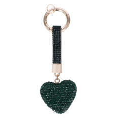  ACCESORIU ZEVO CHARM VERDE GEANTA INIMA PIETRICELE 
