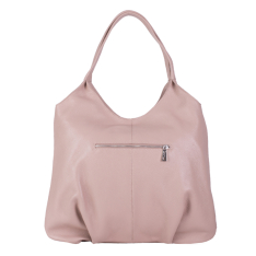 GEANTA ZEVO DAMA ROZ PRAFUIT PIELE NATURALA SHOPPER CAROLINA