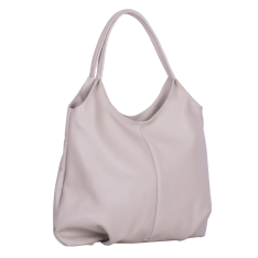 GEANTA ZEVO DAMA NUDE PIELE NATURALA SHOPPER CAROLINA